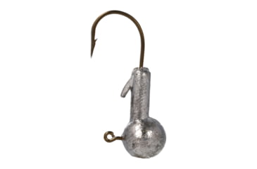 Image of Eagle Claw WBH34 Ball Head Jig, 3/4 OZ, Unpainted, Bronze Hook 4 jigs per retail, WBH34