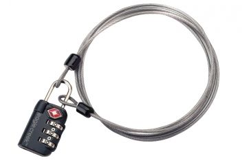 Image of Eagle Creek 3-Dial TSA Lock &amp; Cable, Graphite, EC0410280-13