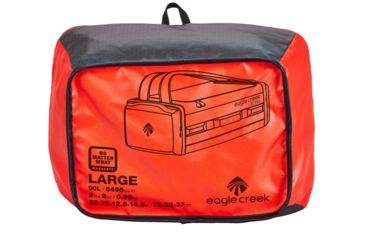 Image of Eagle Creek Cargo Hauler Duffel, Flame/Asphalt, 90L, EC020585242