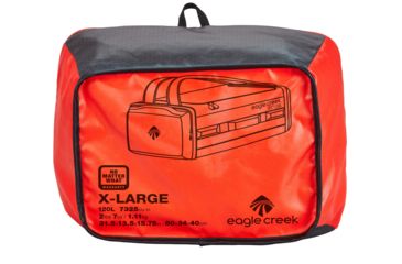 Image of Eagle Creek Cargo Hauler Duffel, Flame/Asphalt, 120L, EC020586242