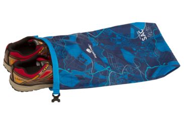 Image of Eagle Creek Pack-It Active Roll Top Shoe Sac, Earthview Blue, EC0A3SBK263