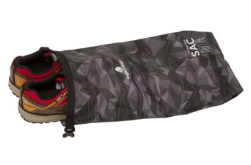 Image of Eagle Creek Pack-It Active Roll Top Shoe Sac, Geo Scape Black, EC0A3SBK245