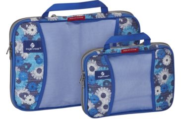 Image of Eagle Creek Pack-It Compression Cube Set-Daisy Chain Blue