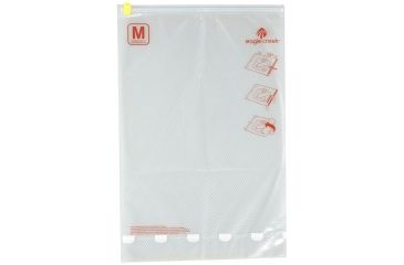 Image of Eagle Creek Pack-It Compression Sac-Medium-Clear/Flame Orange