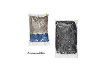 Image of Eagle Creek Pack-It Compression Sac Set, Medium/Large, Clear, Medium/Large, EC040304000
