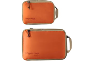 Image of Eagle Creek Pack-It Isolate Compression Cube Set, Mandarin, Small/Medium, EC050402820