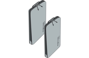 Image of Eagle Creek Pack-It Isolate Compression Cube Set, Storm Grey, Small/Medium, EC050402367