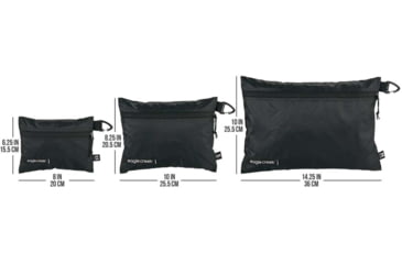 Image of Eagle Creek Pack-It Isolate Sac Set, Black, Extra Small/Small/Medium, EC0A48YL010OS