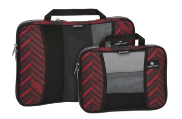 Image of Eagle Creek Pack-It Original Compression Cube Set, Tribal Irregularity Red, S/M EC041269250