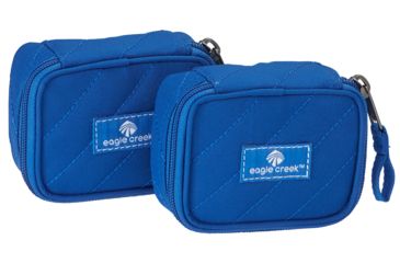 Image of Eagle Creek Pack-It Original Quilted Mini Cube Set, Blue Sea, EC0A37G3137