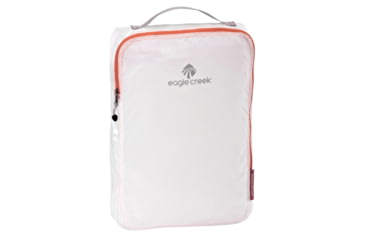 Image of Eagle Creek Pack-It Specter Cube Packing Organizer 650 cu in-White/Tangerine