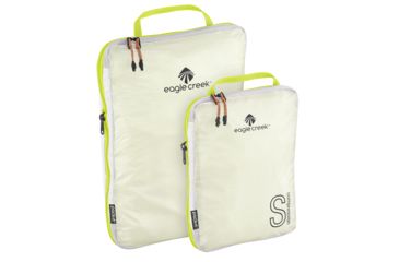 Image of Eagle Creek Pack-It Specter Tech Compression Cube Set, White/Strobe, S/M EC0A3CXE002