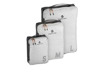 Image of Eagle Creek Pack-It Specter Tech Cube Set, Black/White, S/M/L EC0A3CXG233
