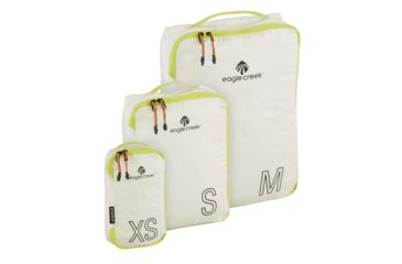 Image of Eagle Creek Pack-It Specter Tech Cube Set, White/Strobe, XS/S/M EC0A3CXF002