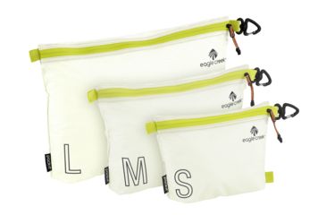 Image of Eagle Creek Pack-It Specter Tech Sac Set, White/Strobe, S/M/L EC0A3CWZ002