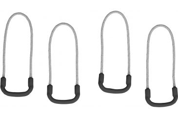 Image of Eagle Creek Reflective Finger Loop Zipper Pull Set-Black