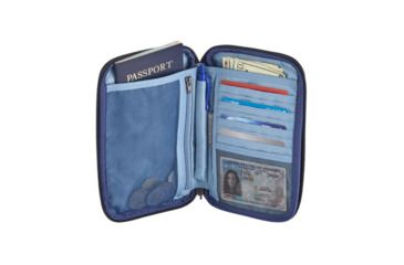Image of Eagle Creek Rfid Travel Zip Organizer, Arctic Blue, EC0A3SB3271