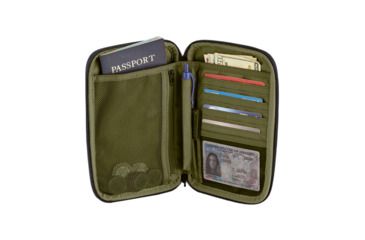 Image of Eagle Creek Rfid Travel Zip Organizer, Jet Black, EC0A3SB3281