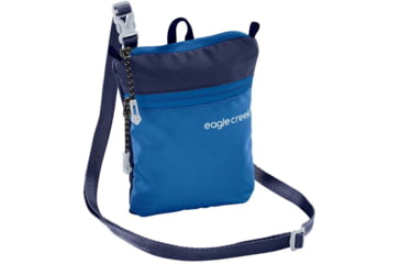 Image of Eagle Creek Stash Neck Pouch, Aizome Blue, EC0A4PDI325
