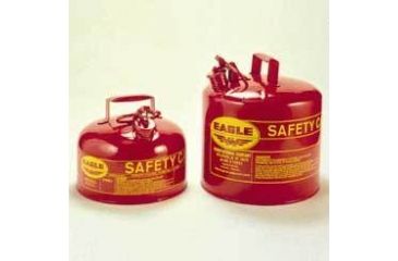 Eagle UI50S Type I Safety Can – 5 Gallon, Red, Galvanized Steel – OSHA Compliant