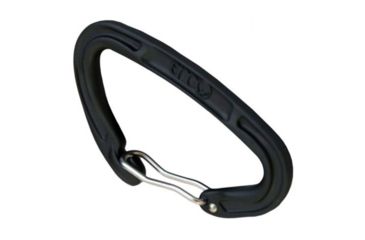 Image of Eagle's Nest Outfitters Aluminum Wiregate Carabiner-Black