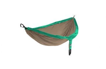 Image of Eagle's Nest Outfitters Double Nest Hammock-Emerald/Khaki