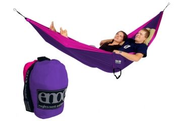 Image of Eagle's Nest Outfitters Double Nest Hammock-Purple/Fuchsia