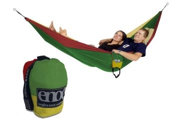 Image of Eagle's Nest Outfitters Double Nest Hammock-Rasta