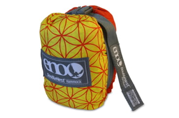 Image of Eagle's Nest Outfitters Flower of Life DoubleNest Hammock-Orange/Yellow