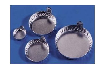 Image of Eagle Thermoplastic Disposable Aluminum Crinkle Dishes with Tabs D43-100
