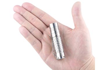 Image of EAGTAC D3C RC TI Flashlight, XM-L2 U4 CW LED, 800lm, Silver, D3C-CLICKY-TI-XML2-CW