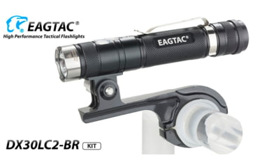 Image of EAGTAC DX30LC2-BR Rechargeable Flashlight, XP-L HI V2 NW LED, 1084lm, Black, DX30LC2BR-XPLHINW-BASE