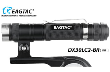 Image of EAGTAC DX30LC2-BR Rechargeable Flashlight, XP-L HI V2 NW LED, 1084lm, Black, DX30LC2BR-XPLHINW-BASE