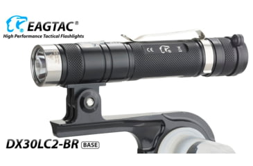 Image of EAGTAC DX30LC2-BR Rechargeable Flashlight, XP-L HI V2 NW LED, 1084lm, Black, DX30LC2BR-XPLHINW-BASE