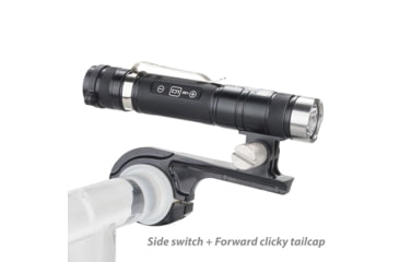 Image of EAGTAC DX30LC2-BR Rechargeable Flashlight, XP-L HI V2 NW LED, 1084lm, Black, DX30LC2BR-XPLHINW-BASE