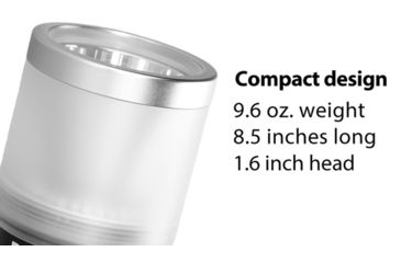 Image of Eagtac GX30L2-DR Flashlight, XPL HI CW w/ LEDarray LED, 1700lm w/ 820lm, Black, GX30L2R-Diffuser-XPLHI-CW
