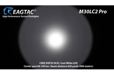 Image of EAGTAC M30LC2 Pro Flashlight, XHP35 HI CW LED, 1870lm, Black, M30LC2-XHP35-HI-PRO-CW
