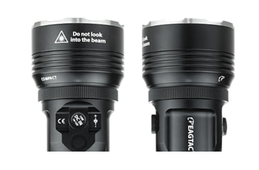 Image of EAGTAC MX25L2-C Base Flashlight, 3 XP-L HI V2 NW LED, 3204lm, Black, MX25L2C-3*XPLHI-BASE-NW