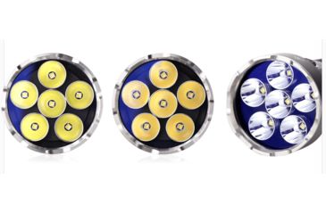 Image of Eagtac MX25L3C  Flashlight Kit, 6 Nichia 219B CRI-92 LED, 2550lm, Black 1868