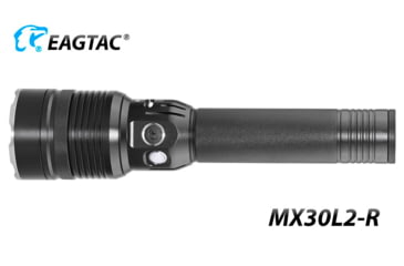 Image of EAGTAC MX30L2R XHP70.2 Flashlight, 32650 13000mAh li-ion, NW LED, 4205 Lumen, Black, MX30L2R-XHP702-NW