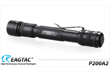 Image of EAGTAC P200A2 Flashlight, UV 365nm, 1000 mW, Black, 1000 mW, P200A2-UV365NM