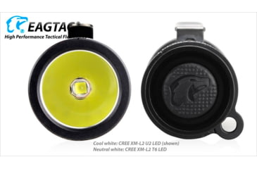 Image of EAGTAC P200A2 Flashlight, UV 365nm, 1000 mW, Black, 1000 mW, P200A2-UV365NM