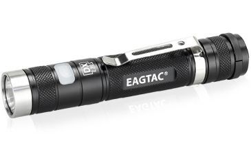 Image of Eagtac Rechargeable DX30LC2-R XPL HI 1160 Lumens LED Flashlight Kit, Black, Medium, DX30LC2RXPLHIKIT