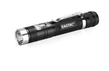 Image of Eagtac Rechargeable DX30LC2-R XPL HI 1160 Lumens LED Flashlight, Black, Medium, DX30LC2RXPLHI