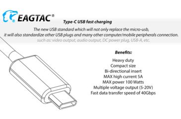 Image of EAGTAC S25L-R Flashlight Kit, XHP35 HI CW LED, 1870lm, Black, Medium 4157