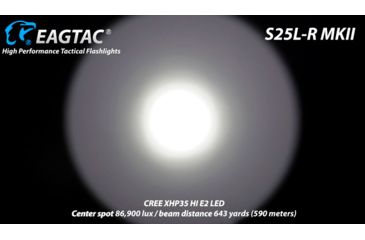 Image of EAGTAC S25L-R Flashlight Kit, XHP35 HI CW LED, 1870lm, Black, Medium 4157