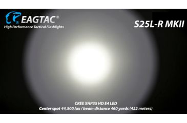 Image of EAGTAC S25L-R Flashlight Kit, XHP35 HI CW LED, 1870lm, Black, Medium 4157