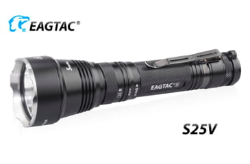 Image of EAGTAC S25V CSLPM1 Flashlight, 21700 5000mAh li-ion, CW LED, 1200 Lumen, Black, S25V-CSLPM1-CW