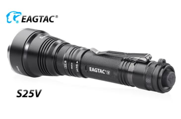 Image of EAGTAC S25V CSLPM1 Flashlight, 21700 5000mAh li-ion, CW LED, 1200 Lumen, Black, S25V-CSLPM1-CW