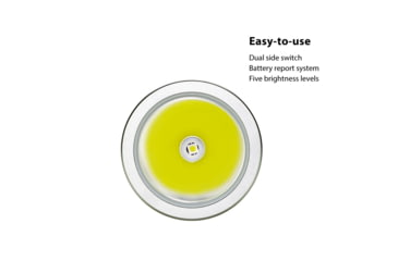 Image of EAGTAC SX30L2-DR Flashlight, XPL HI CW w/ LEDarray LED, 1700lm w/ 940lm, Black, SX30L2-DR-XPLHI-BASE-CW